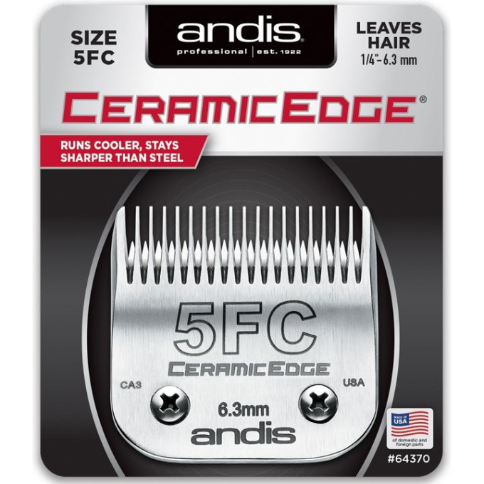 Нож ANDIS Ceramic Edge для стрижки животных, керамика 64370